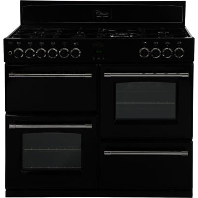 Belling Classic 110DFT 110cm Duel Fuel Range Cooker with FSD in Black Belling Classic 110DFT 110cm Duel Fuel Range Cooker with FSD in Black